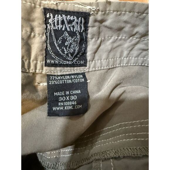Kuhl Men Pants Size 30 x 30 Liberator Convertible Stealth Zip Off Hiking Shorts - Picture 9 of 12